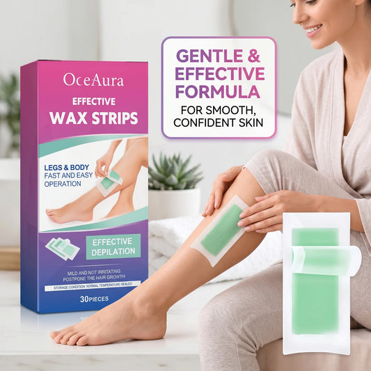 Pain-Free Full Body Hair Removal Wax Strips for Smooth Skin