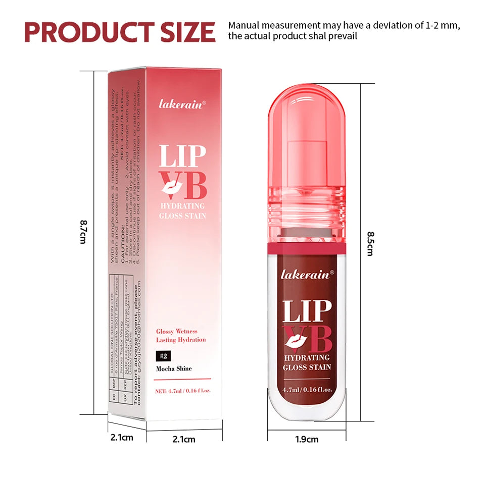 Hydrating Gloss Lip Stain with Vanilla Flavor for Long-Lasting Moisture - 14