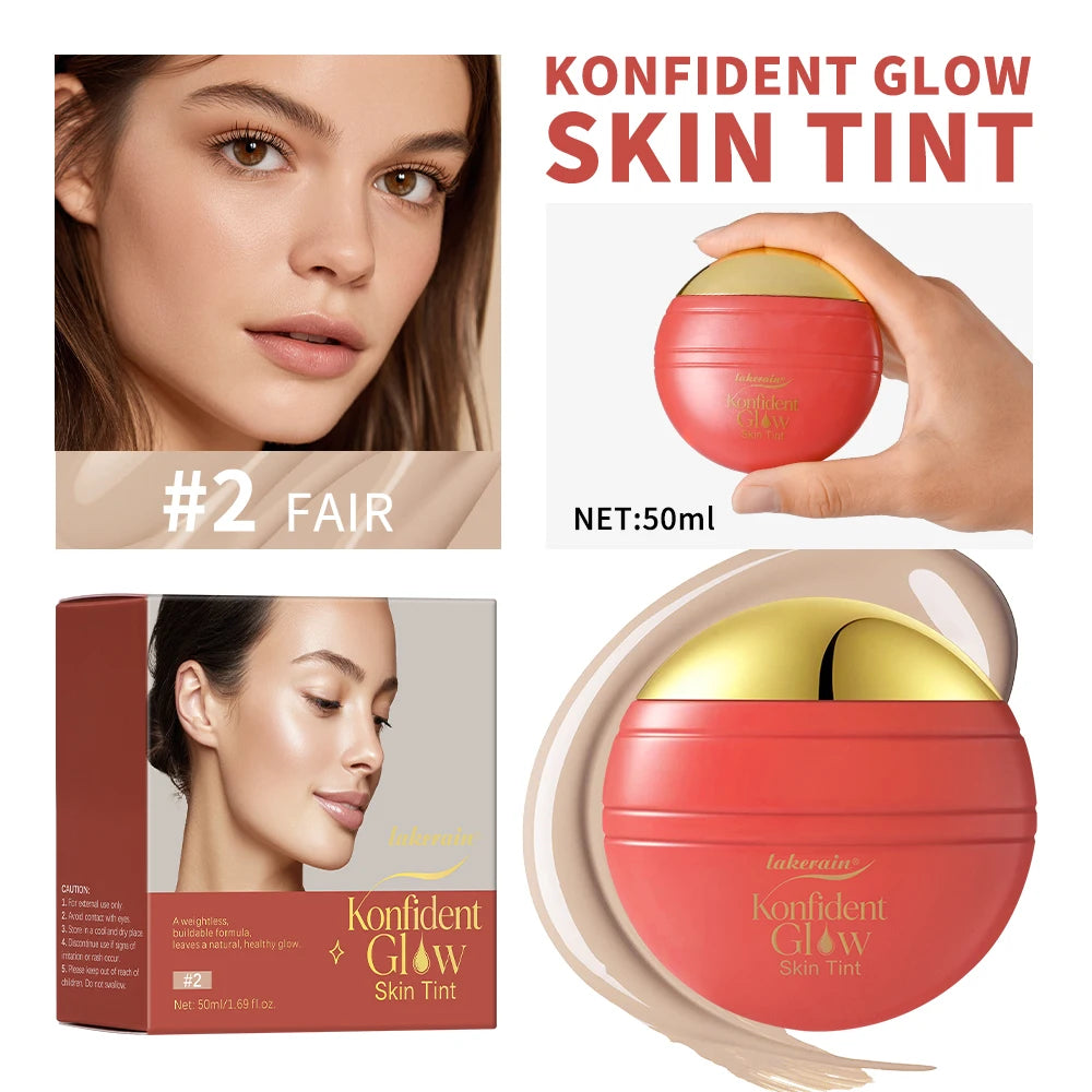 Hydrating Glow Skin Tint Foundation for a Radiant Natural Finish - 25