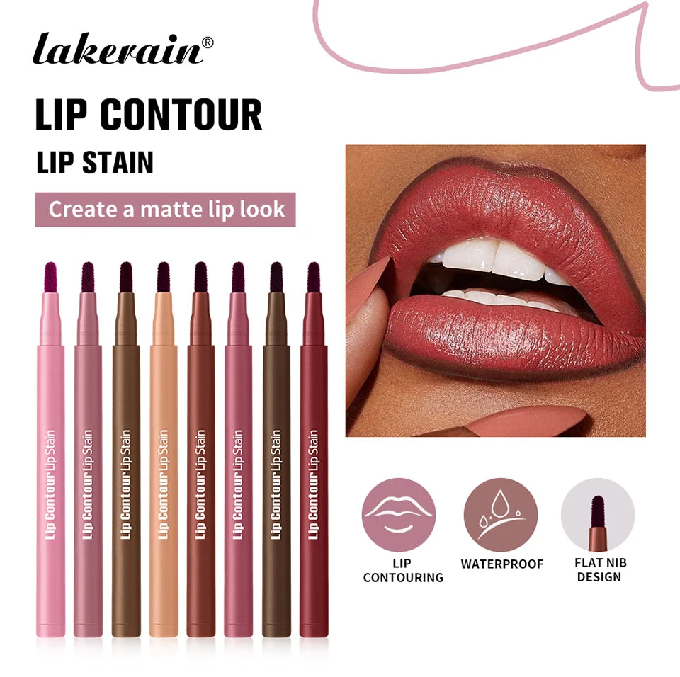 Waterproof Felt Tip Lip Liner Stain for Long Lasting Sculpted Lips - 20