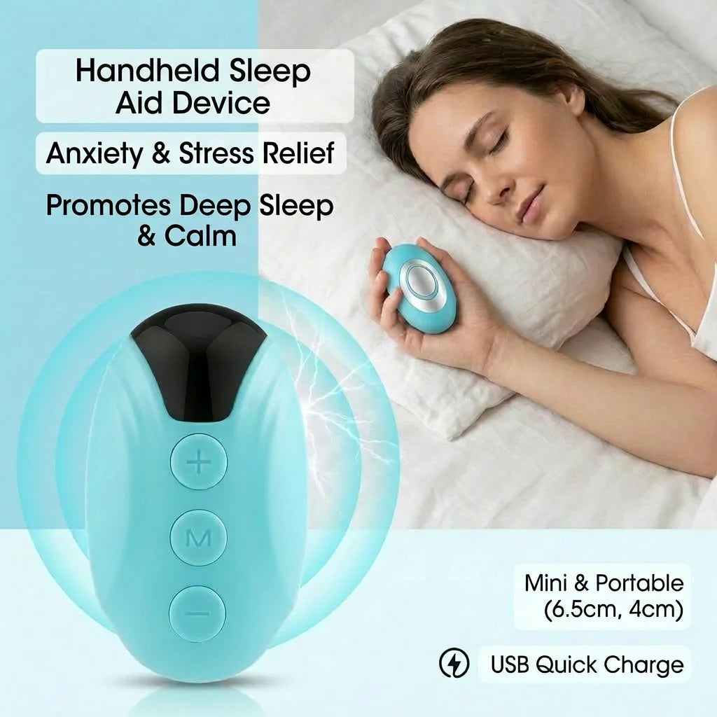 Handheld Micro-Current Sleep Aid Device for Anxiety and Stress Relief - 7
