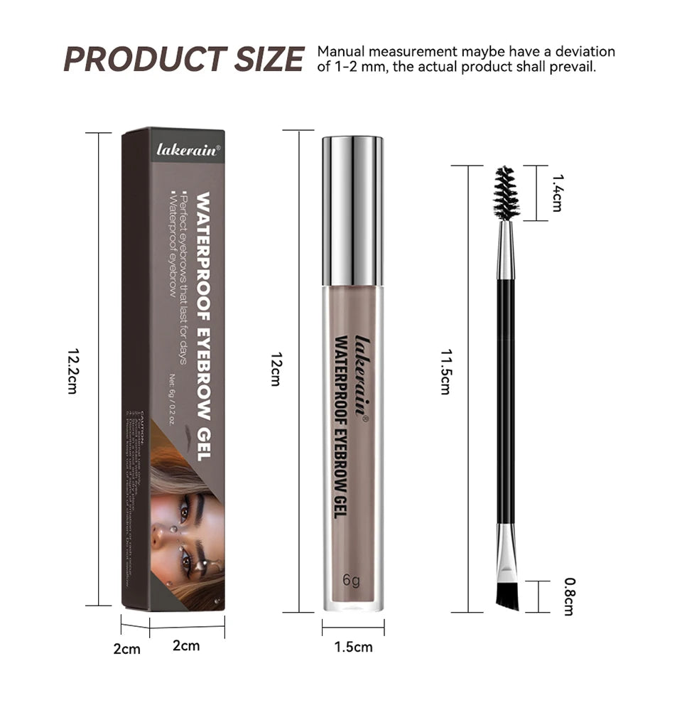 Waterproof Eyebrow Tint Gel for Long-Lasting Defined Brows - 14