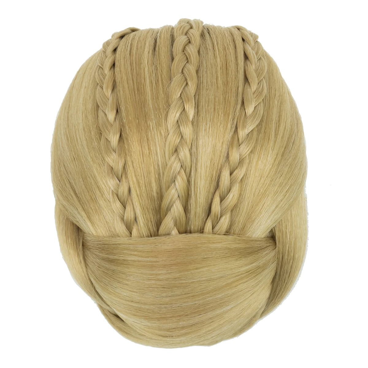 Synthetic Braided Chignon Hair Bun for Elegant Updos