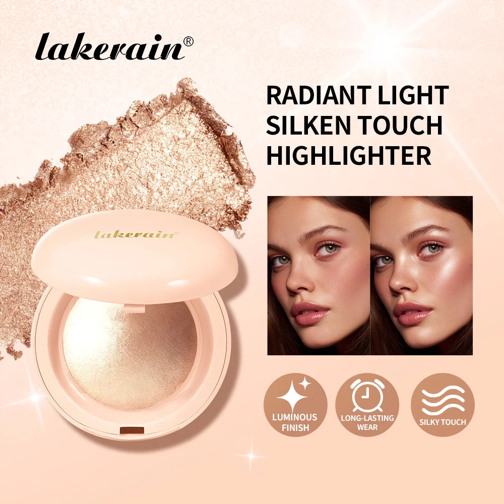 Radiant Baked Highlighter Powder for a Long-Lasting Glass Skin Glow - 2