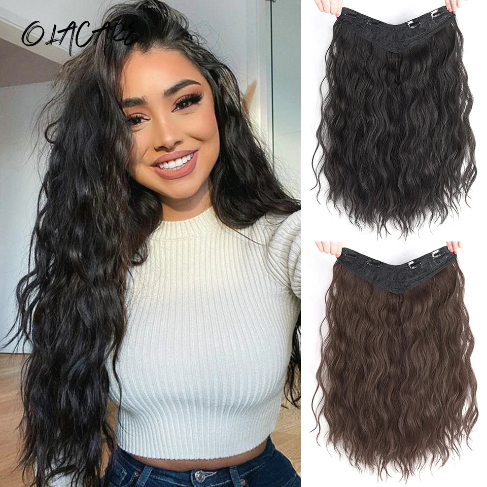 Wavy Clip-In Hair Extensions for Voluminous Styles