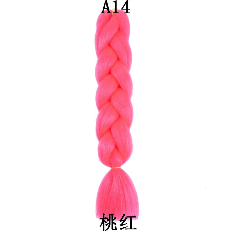 24-Inch Synthetic Jumbo Braiding Hair Extensions - 24