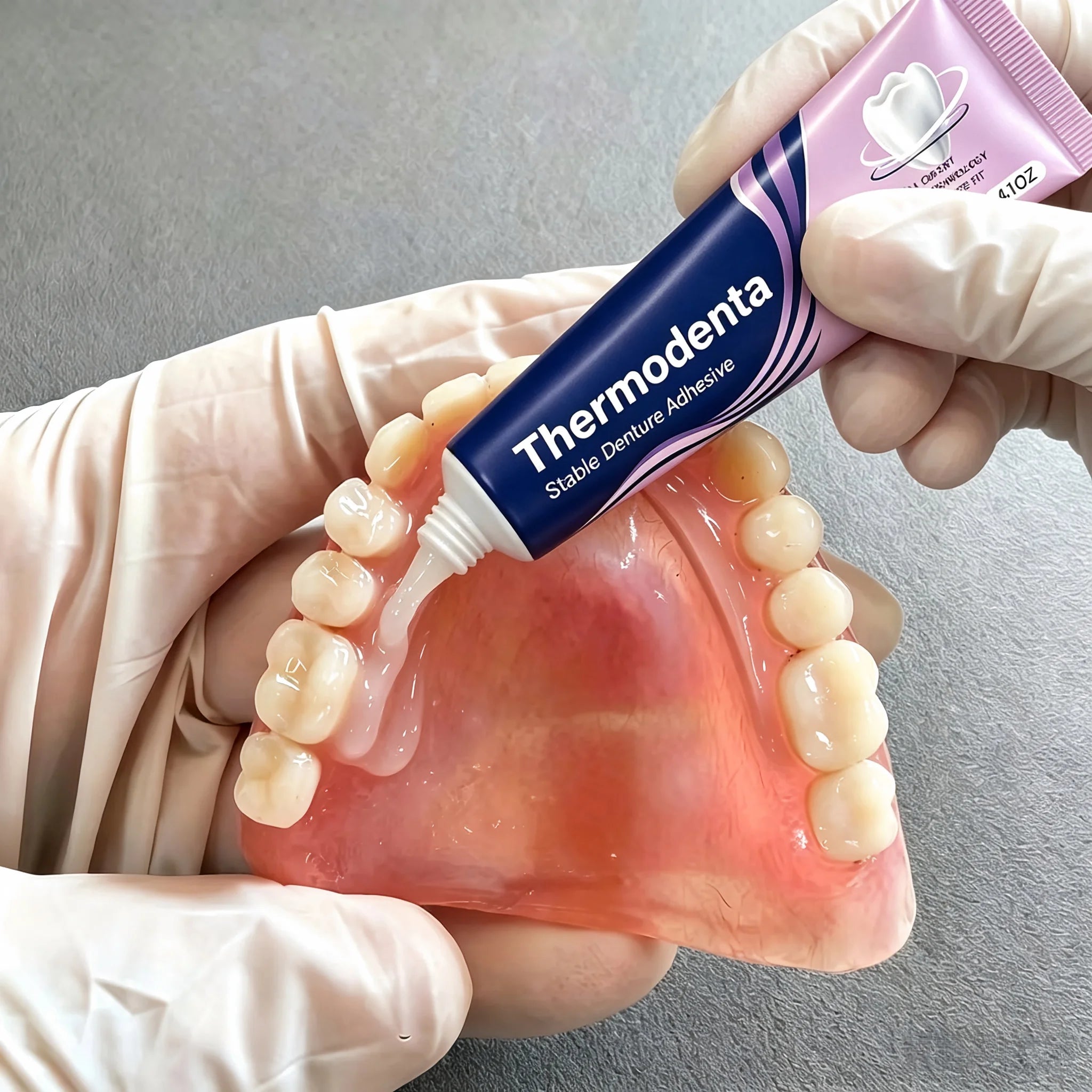 Thermoplastic Denture Adhesive Cushion for Secure and Comfortable Fit - 1