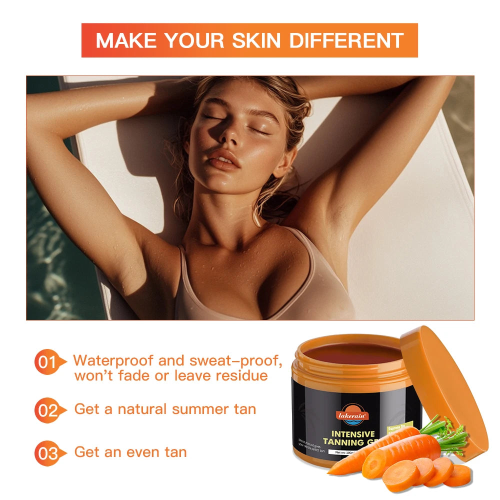 Intensive Tanning Gel for a Deep Sun-Kissed Glow and Radiant Skin