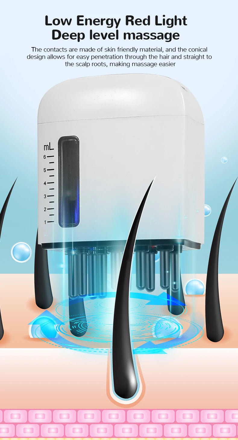 Electric Scalp Massager and Hair Oil Applicator for Hair Growth - 8