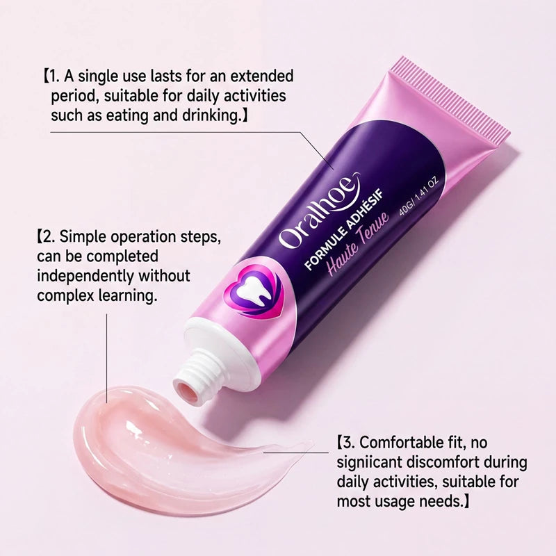 Soft Silicone Denture Adhesive Cushion for Secure Daily Fit and Comfort - 10