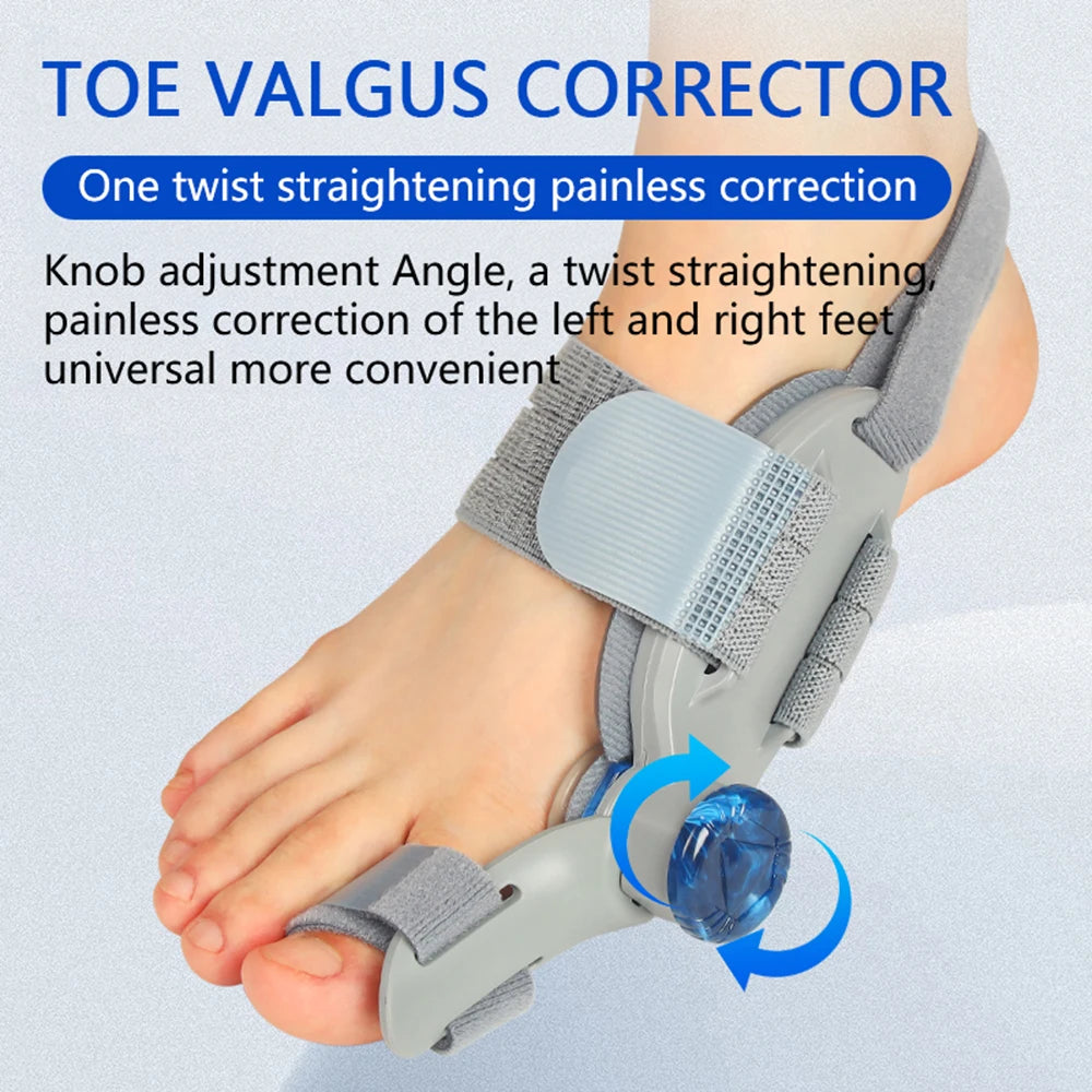 Adjustable Bunion Corrector with Knob Dial for Pain Relief and Alignment - 8