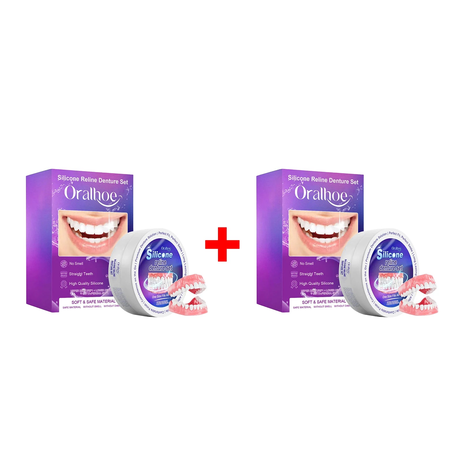 Silicone Denture Reline Set for Comfortable Fit and Natural Smile - 16