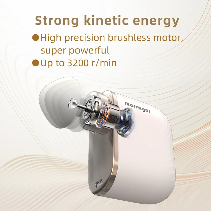 Portable Deep Tissue Massage Gun for Muscle Recovery and Pain Relief