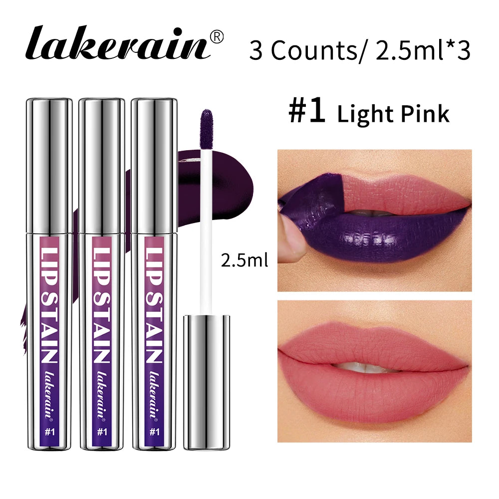 Long-Lasting Waterproof Peel Off Lip Stain Set - 28