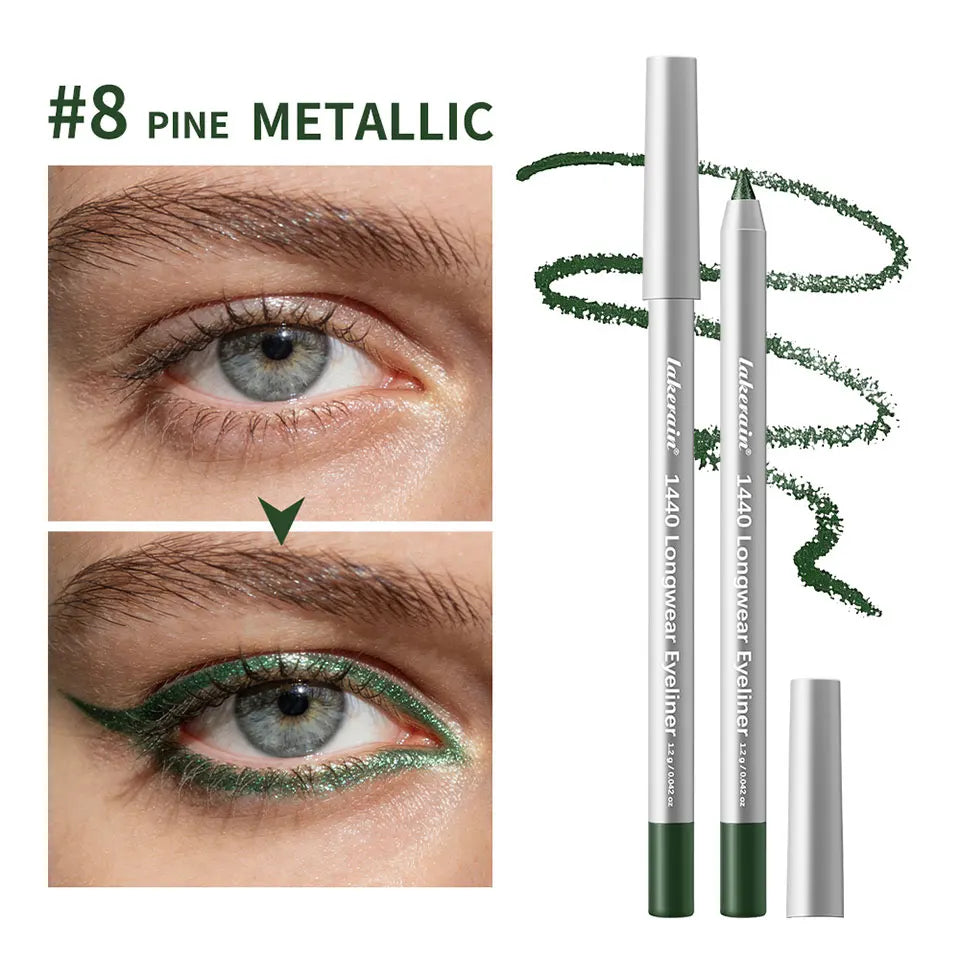 Waterproof Long-Lasting Eyeliner Pencil for Precise Smokey Eye Makeup