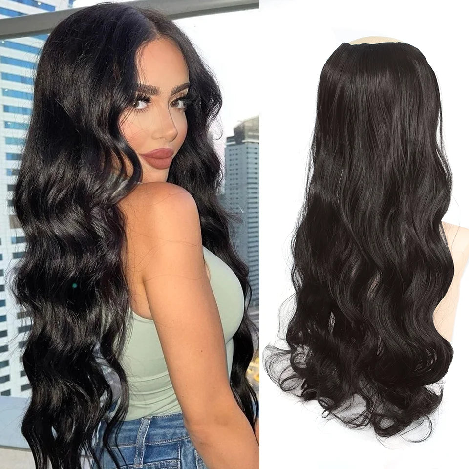 24 Inch Wavy Clip-In Hair Extensions for Instant Volume