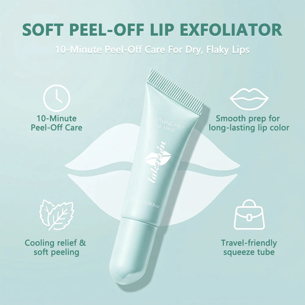 Cooling Peel-Off Lip Mask for Hydrating and Smoothing Dry Cracked Lips