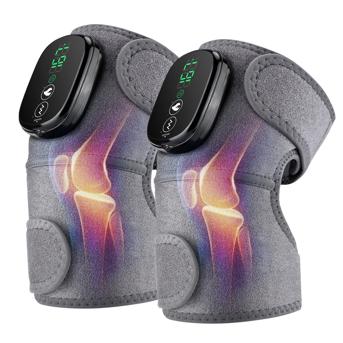 Heated Vibration Massager for Knee, Shoulder and Elbow Pain Relief