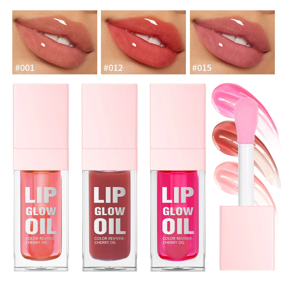 Hydrating Mirror Finish Lip Glow Oil for Nourished and Glossy Lips - 1