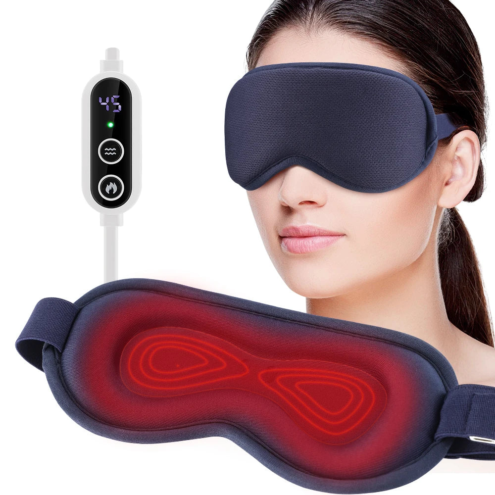Heated Eye Massage Mask with Vibration for Stress Relief and Sleep - 19