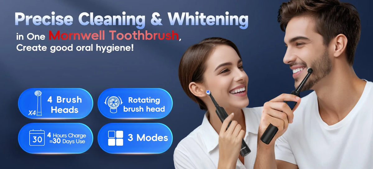 Electric Toothbrush and Water Flosser Combo Kit for Deep Teeth Cleaning