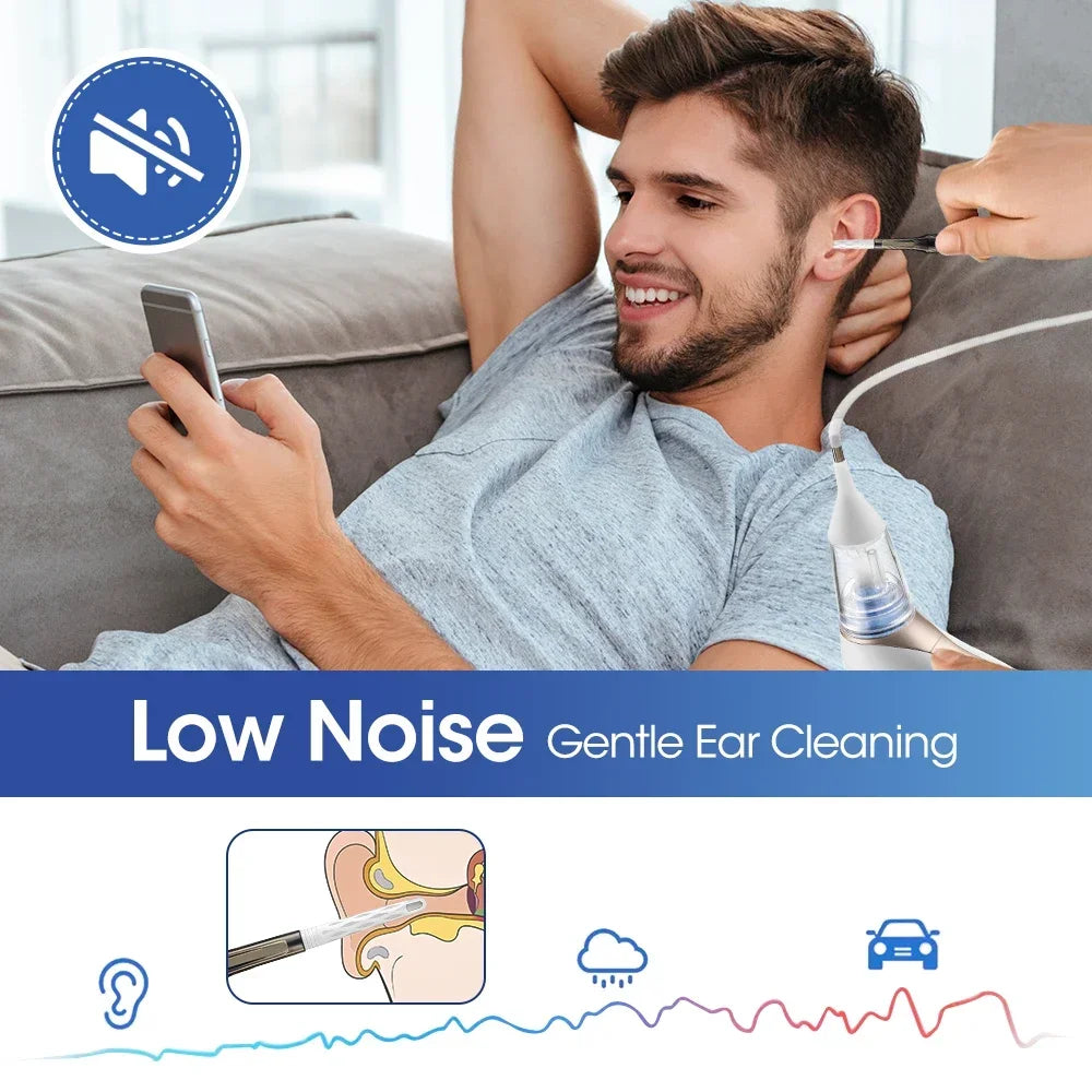 Intelligent Electric Earwax Vacuum Removal Tool for Gentle Ear Cleaning - 5