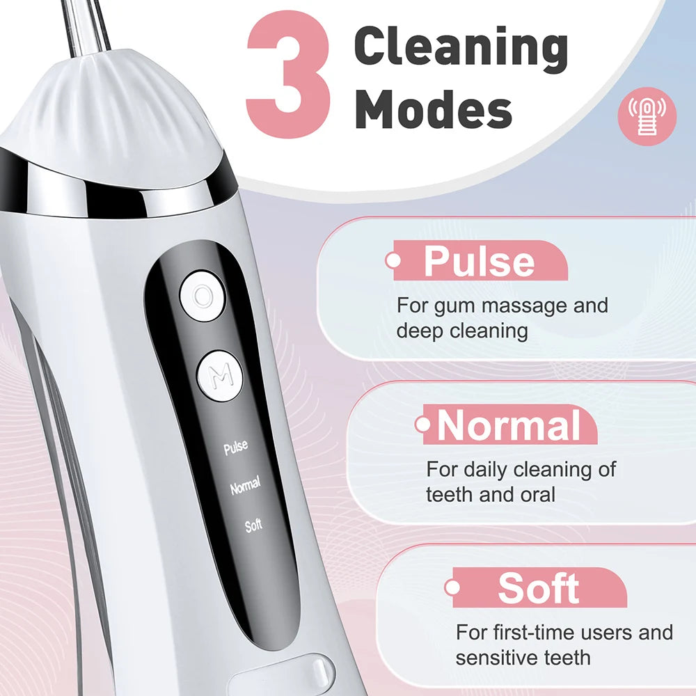 Portable Electric Water Flosser for Deep Teeth Cleaning and Gum Health - 3