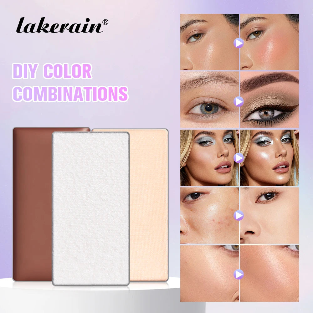 Magnetic DIY Eyeshadow Palette Refill for Personalized Makeup Kits