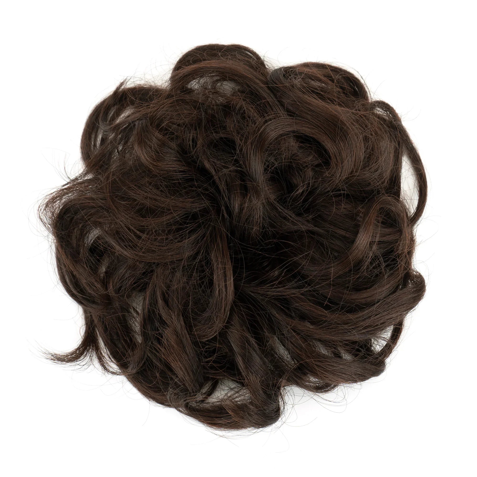 Messy Curly Hair Bun Extension for Instant Volume and Elegant Styles - 20