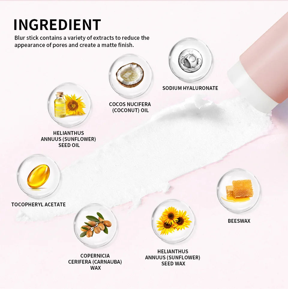 Invisible Pore Primer Stick for Smooth Matte Finish and Oil Control
