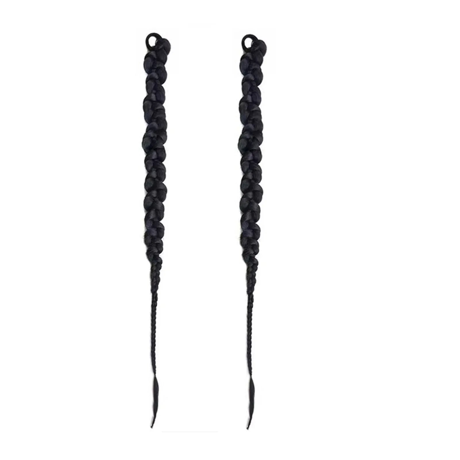 Synthetic Braided Ponytail Extension Set for Trendy Hairstyles - 15