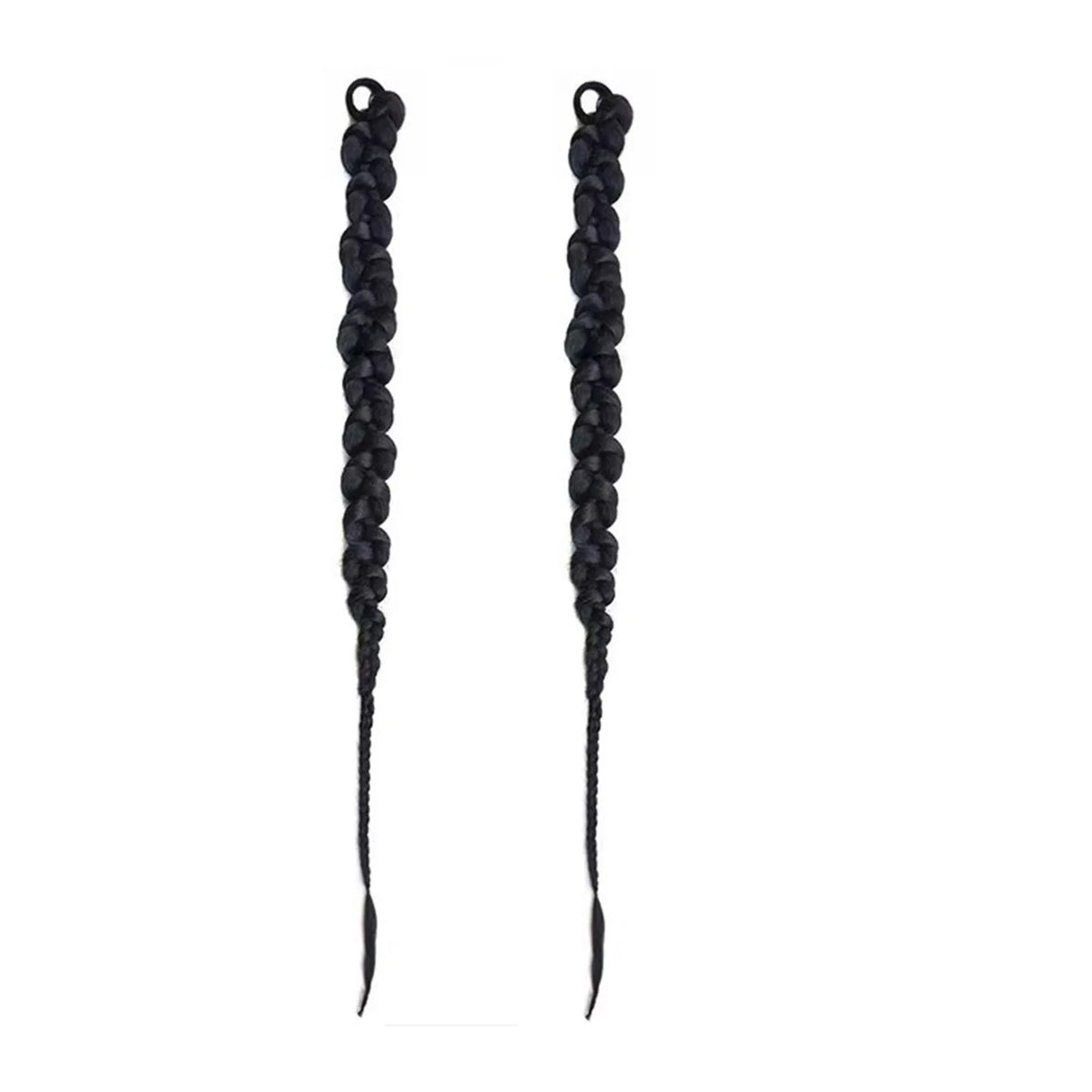Synthetic Braided Ponytail Extension Set for Trendy Hairstyles