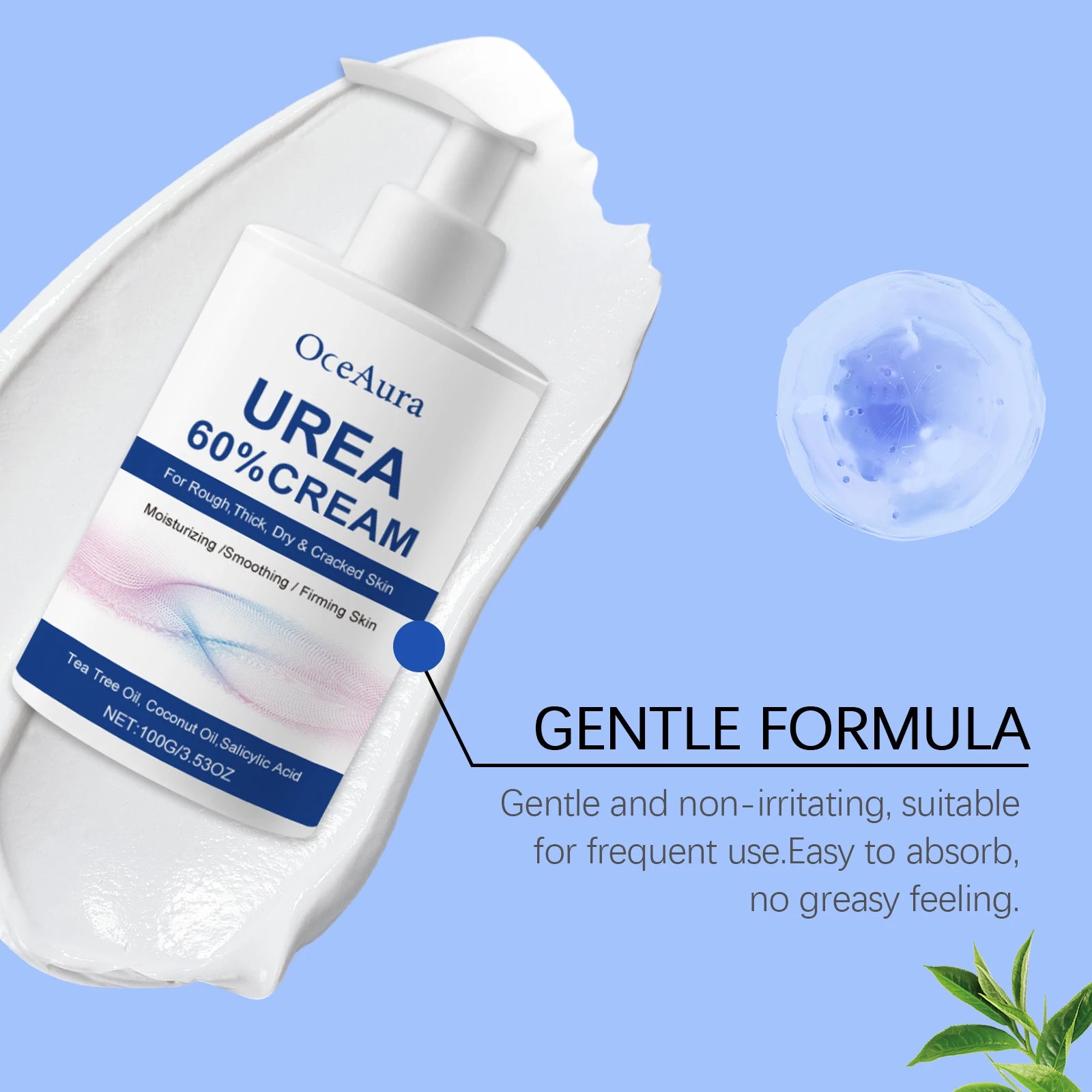 60% Urea Moisturizing Cream for Cracked Heels and Dry Rough Skin - 13