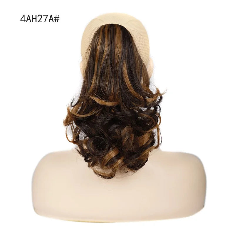 12-Inch Wavy Curly Claw Clip Ponytail Extension - 13
