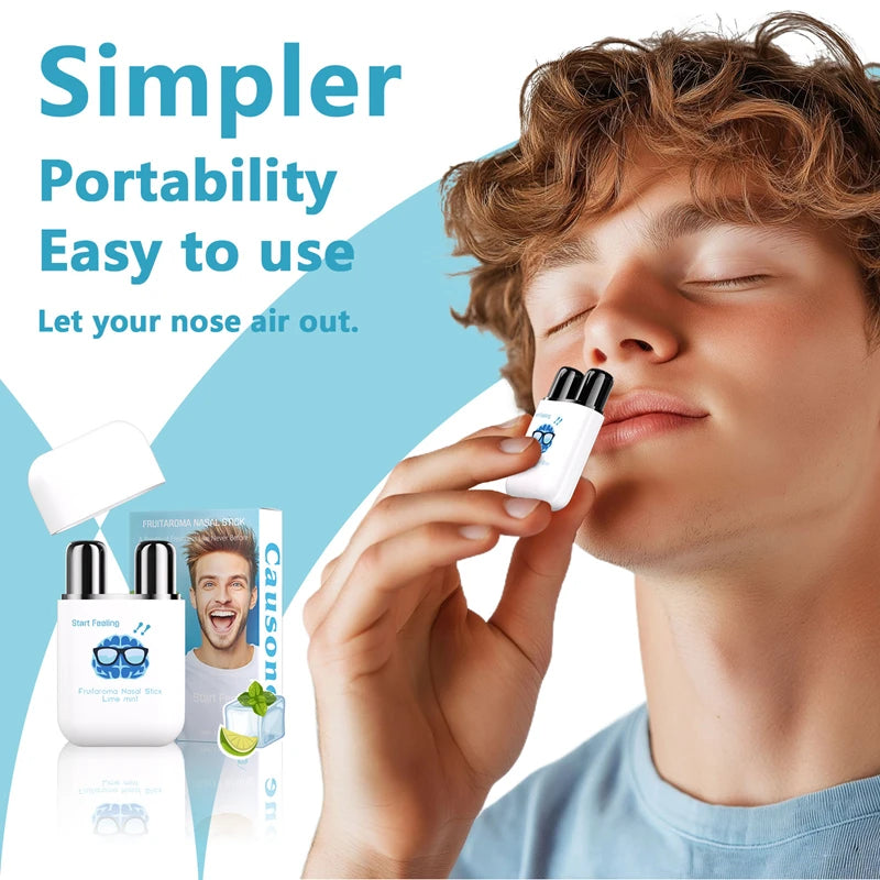 Refreshing Nasal Energy Stick for Alertness and Fatigue Relief - 1