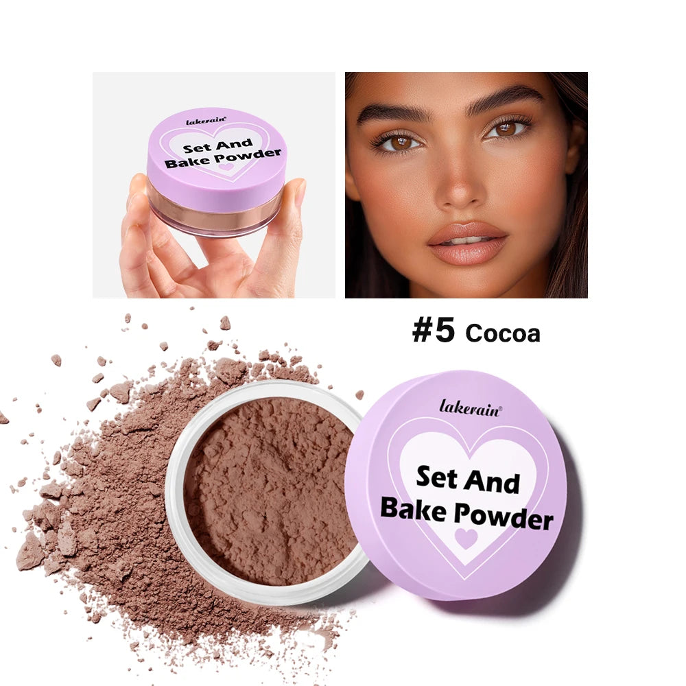 Matte Finish Loose Setting Powder for Long Lasting Oil Control