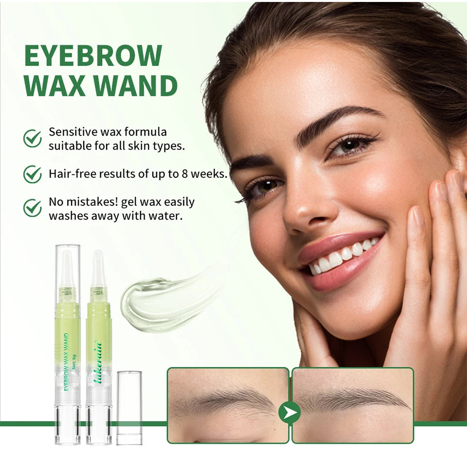 Precision Eyebrow Wax Wand for Easy At-Home Hair Removal - 10