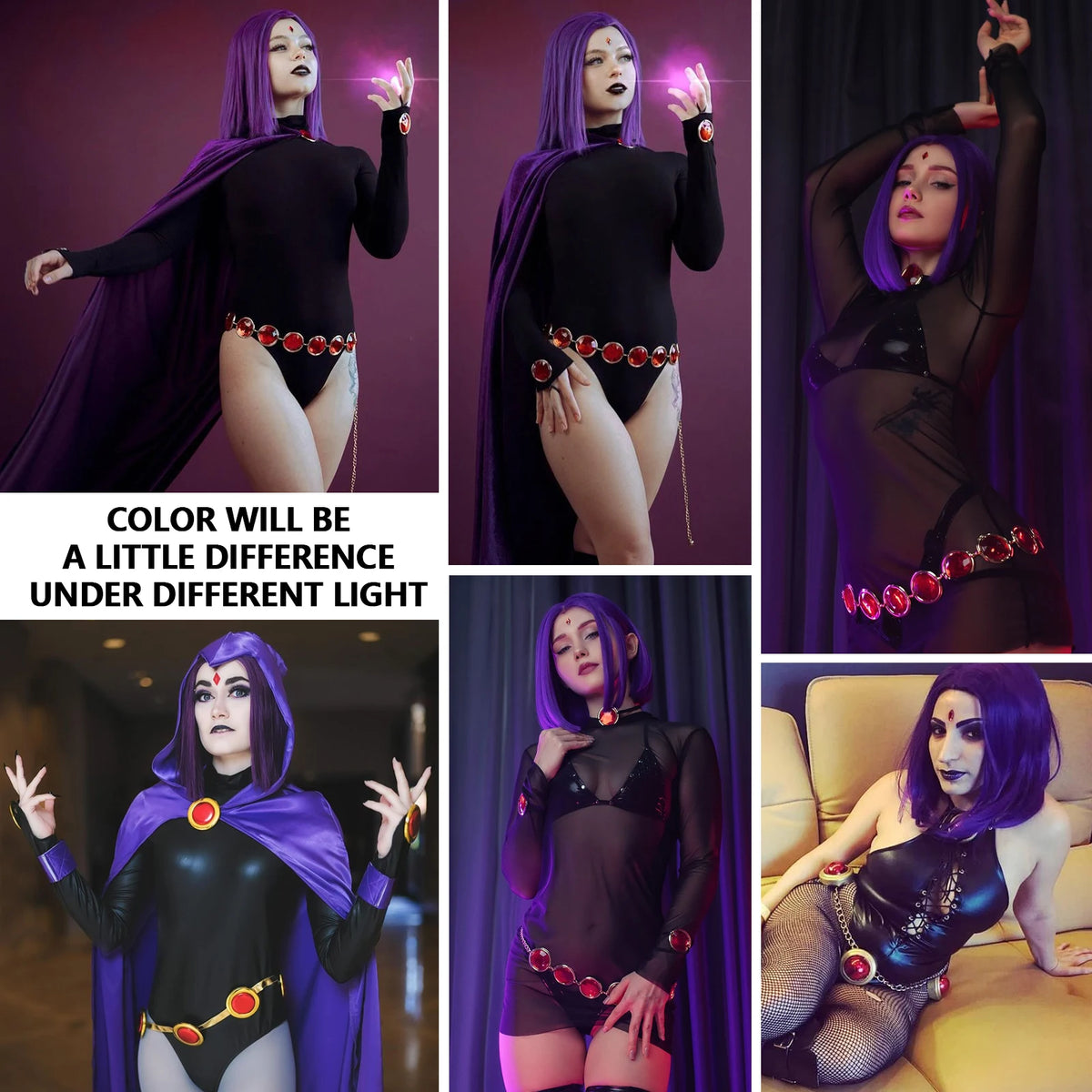 Short Straight Purple Bob Wig for Halloween Cosplay and Costume Parties