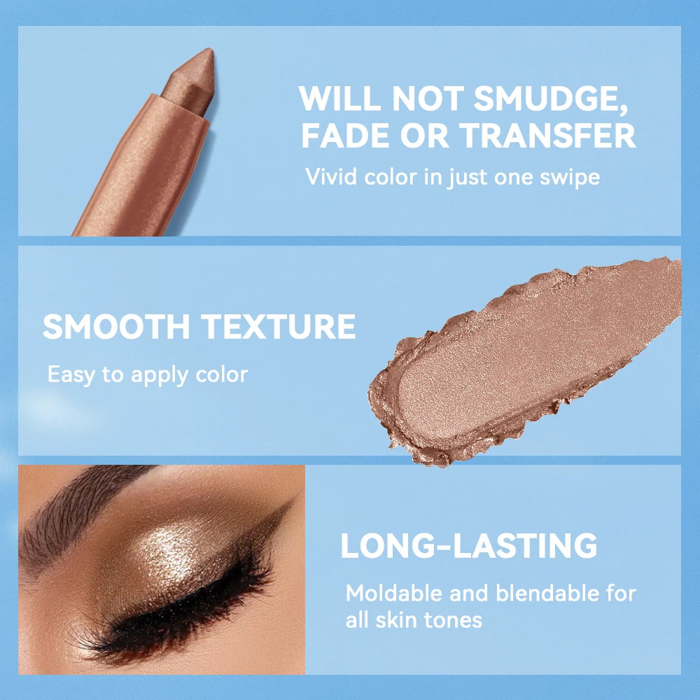 Long-Lasting Smudge-Proof Eyeshadow Stick for All-Day Wear