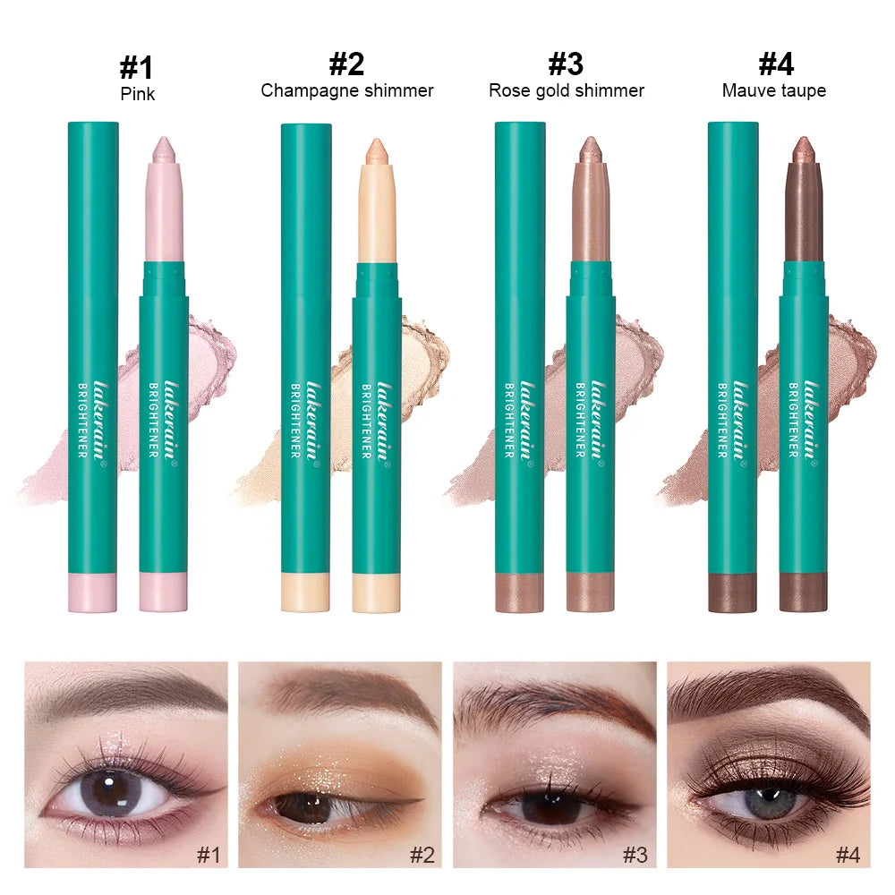Waterproof Shimmer Eyeshadow Stick for Radiant Eye Brightening