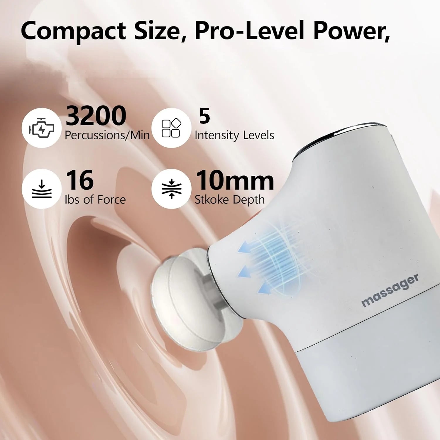 Portable Deep Tissue Percussion Massage Gun for Muscle Recovery - 10
