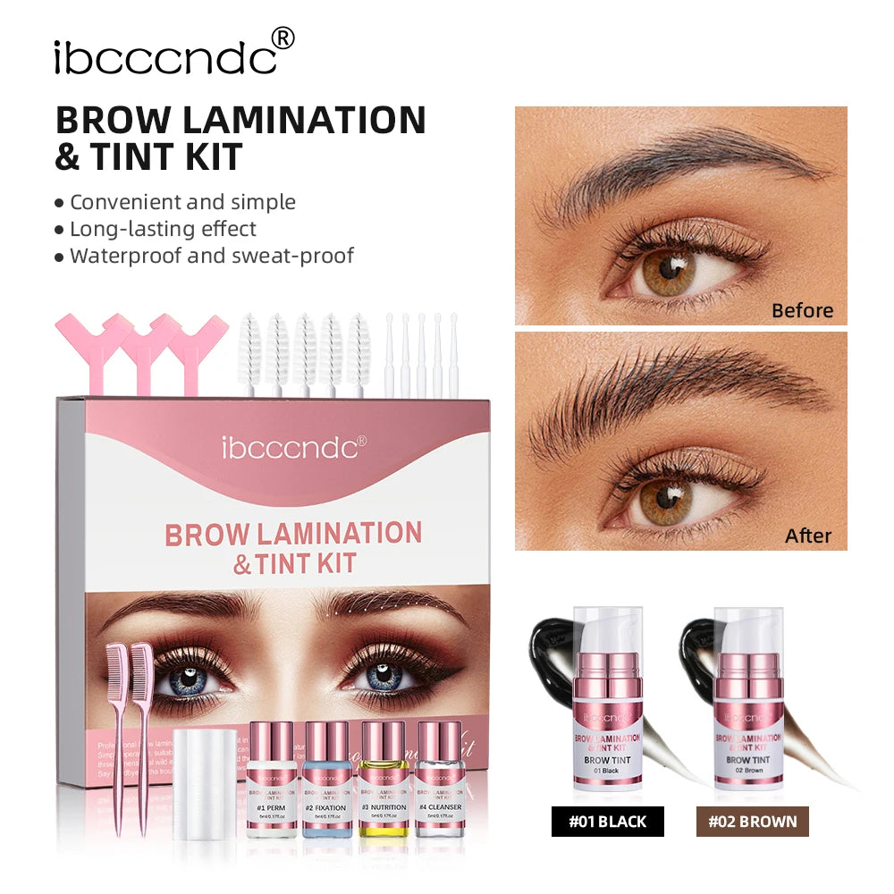 Professional Brow Lamination and Tinting Kit for Perfect Eyebrows - 1