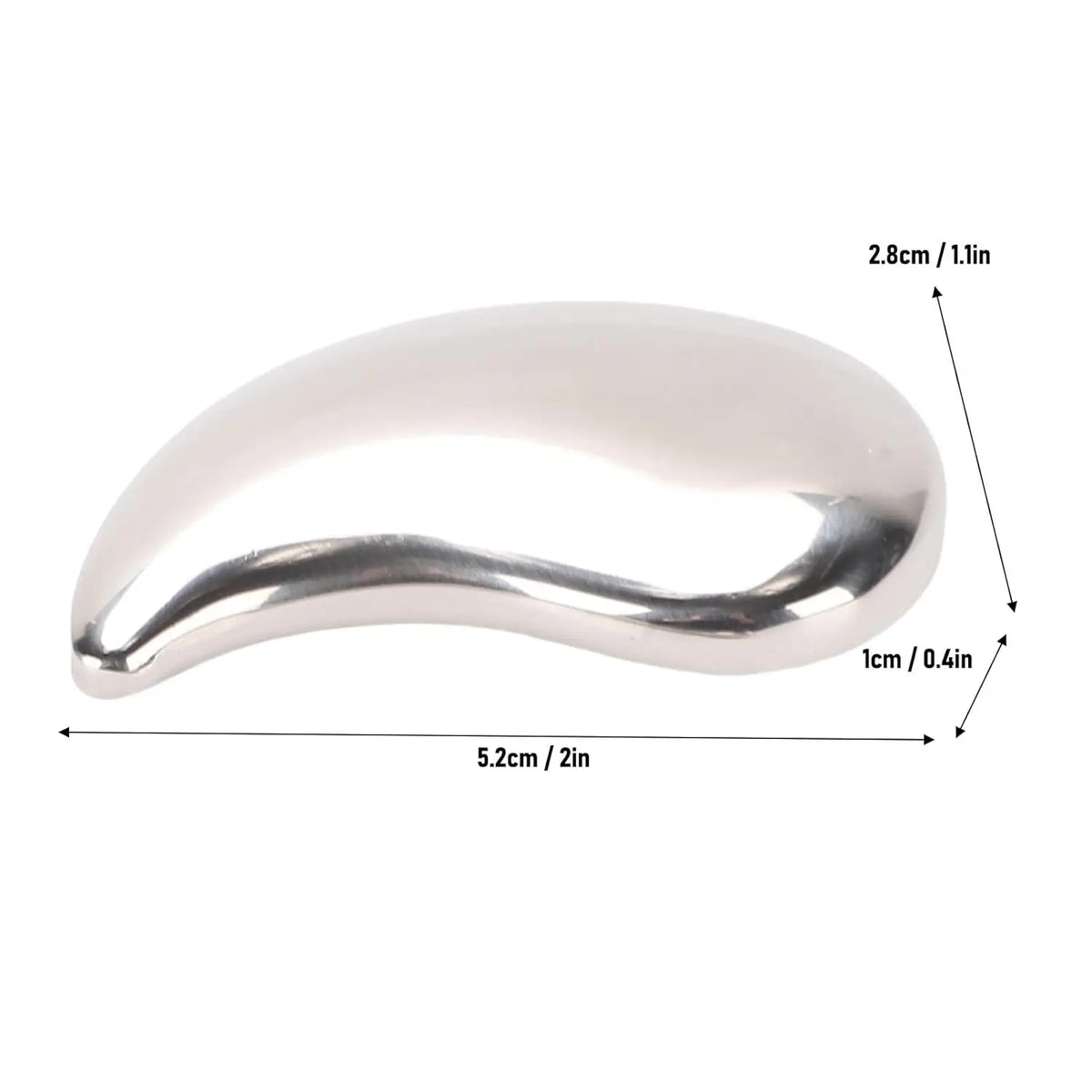 Stainless Steel Cooling Eye Pads for Puffiness and Dark Circles