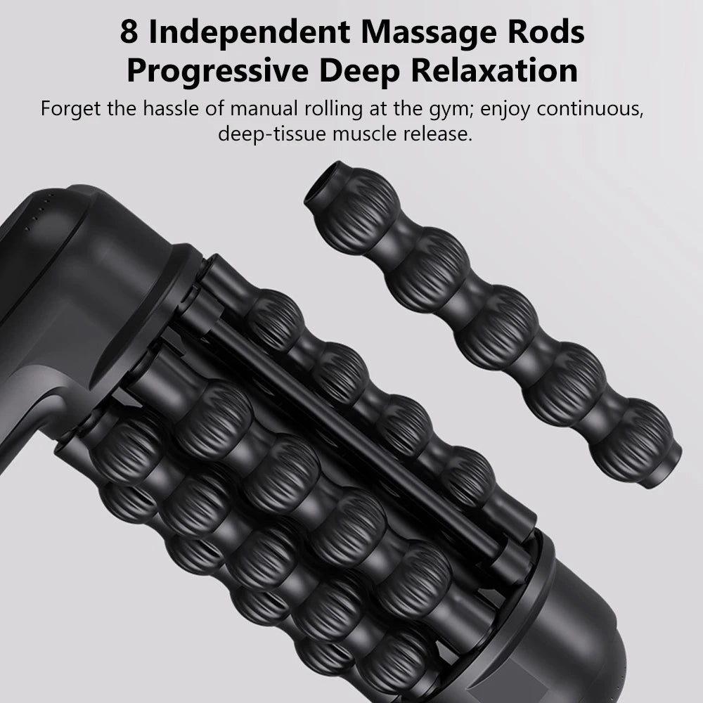Electric Deep Tissue Muscle Roller Massager for Back and Leg Recovery - 11