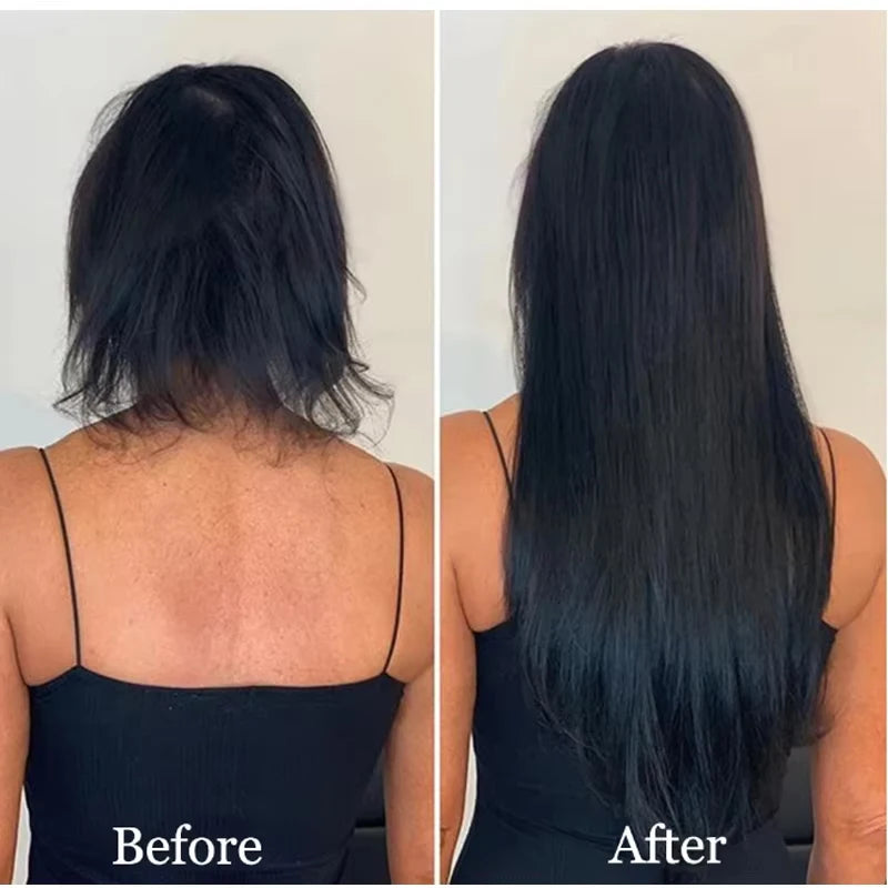 24 Inch Invisible Wire Halo Hair Extension for Instant Length - 4
