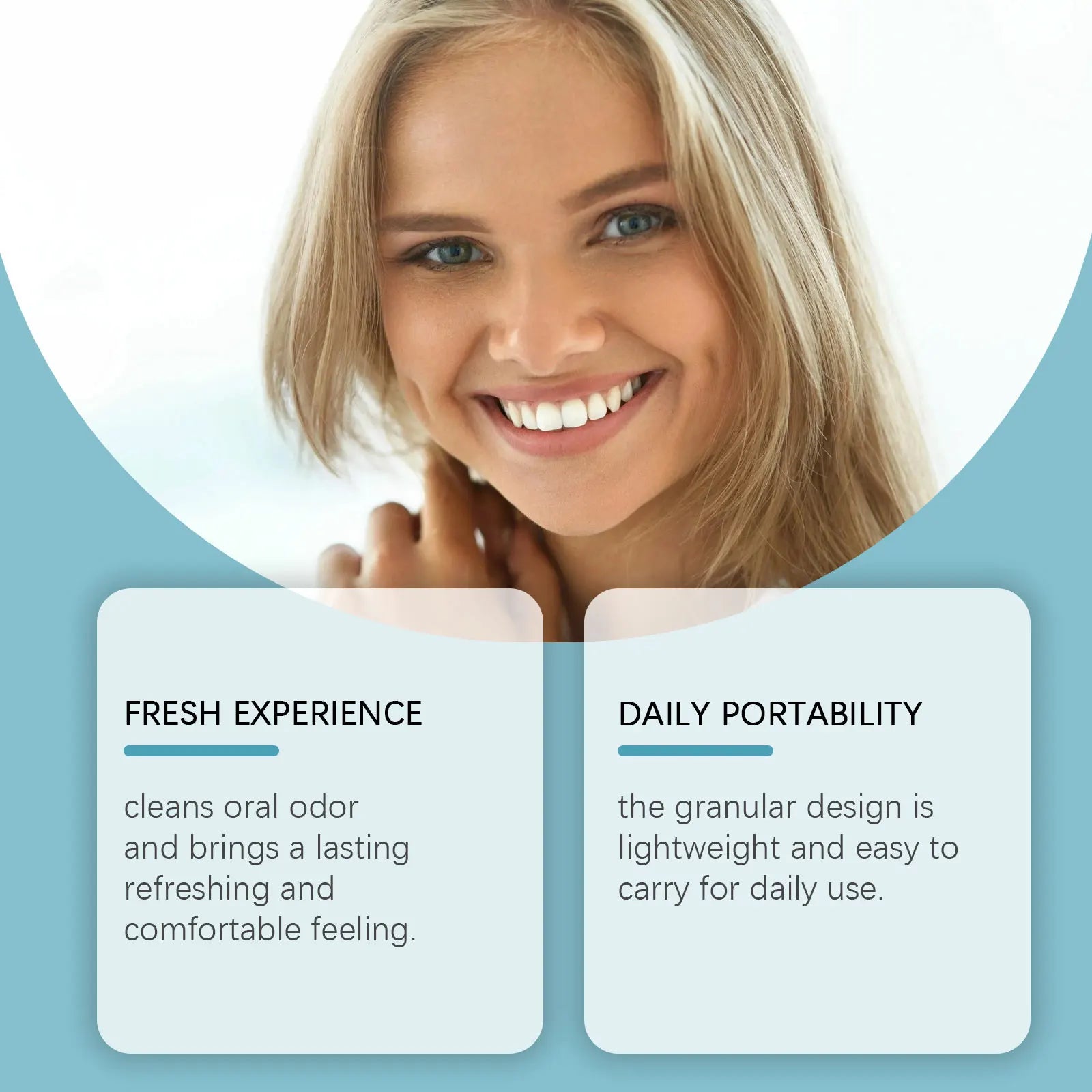 Probiotic Teeth Whitening Mouthwash Tablets for Fresh Breath - 8