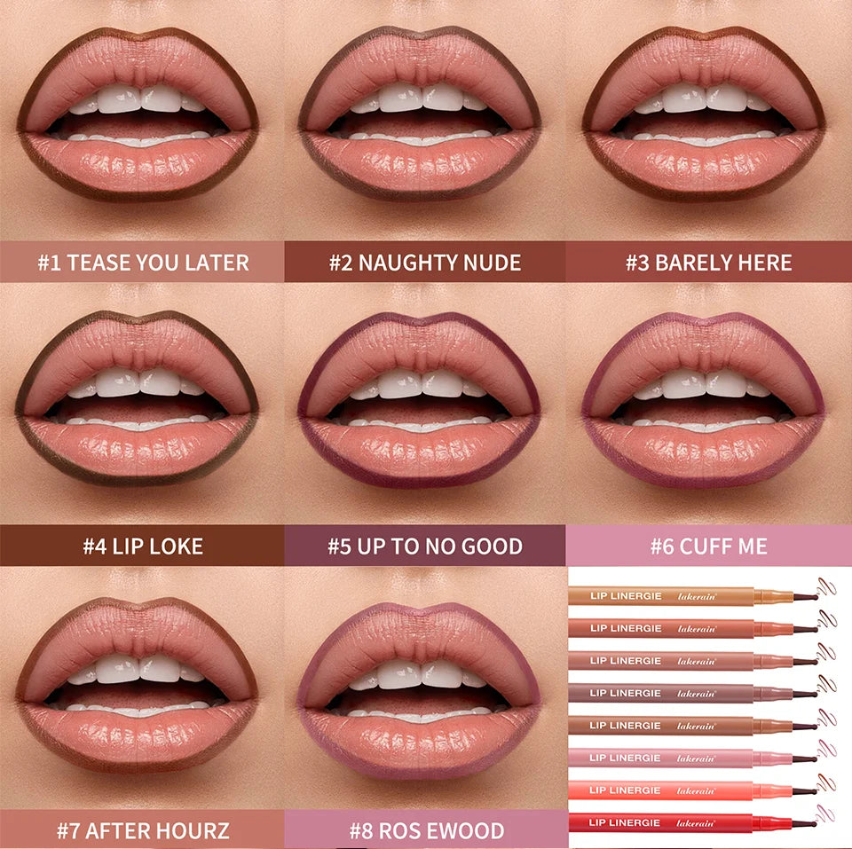 Waterproof Felt Tip Lip Liner Stain for Long Lasting Sculpted Lips - 11