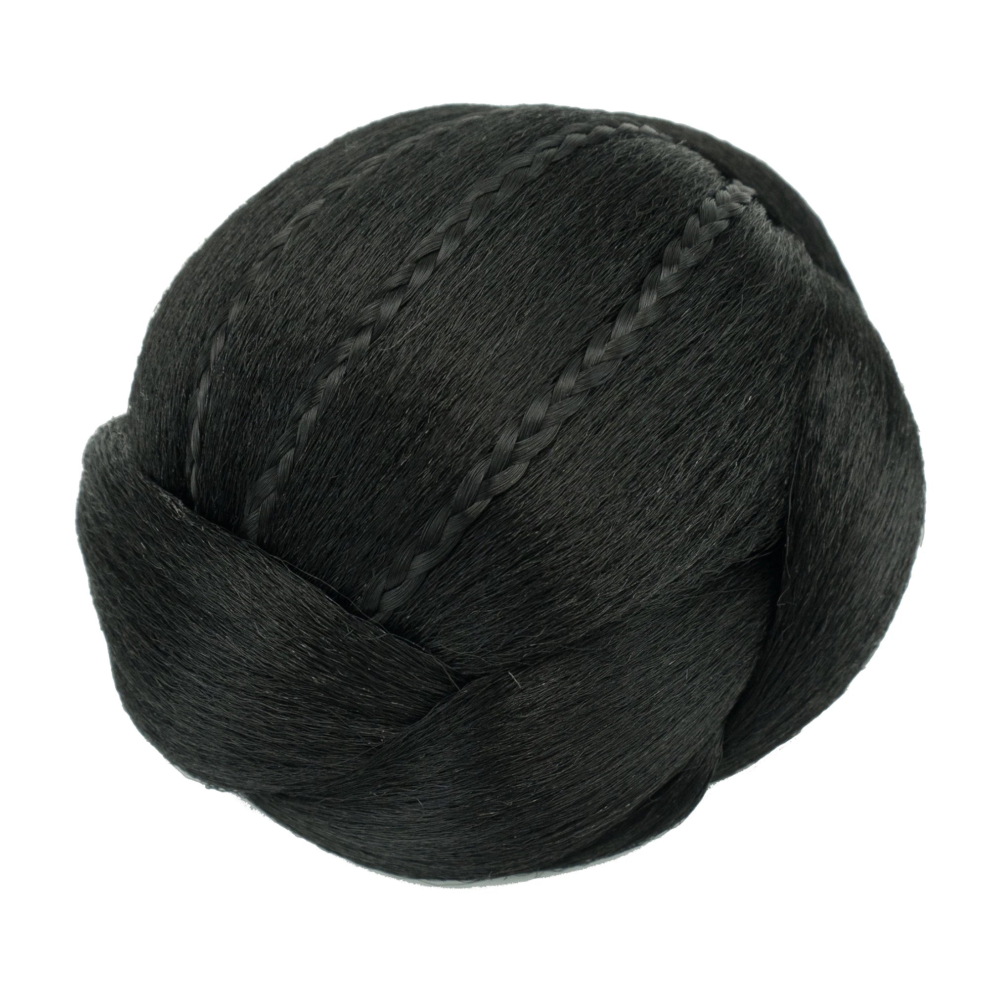Synthetic Braided Donut Chignon Hair Bun Extension for Elegant Updos - 2