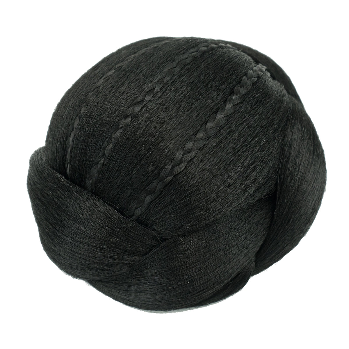 Synthetic Braided Donut Chignon Hair Bun Extension for Elegant Updos