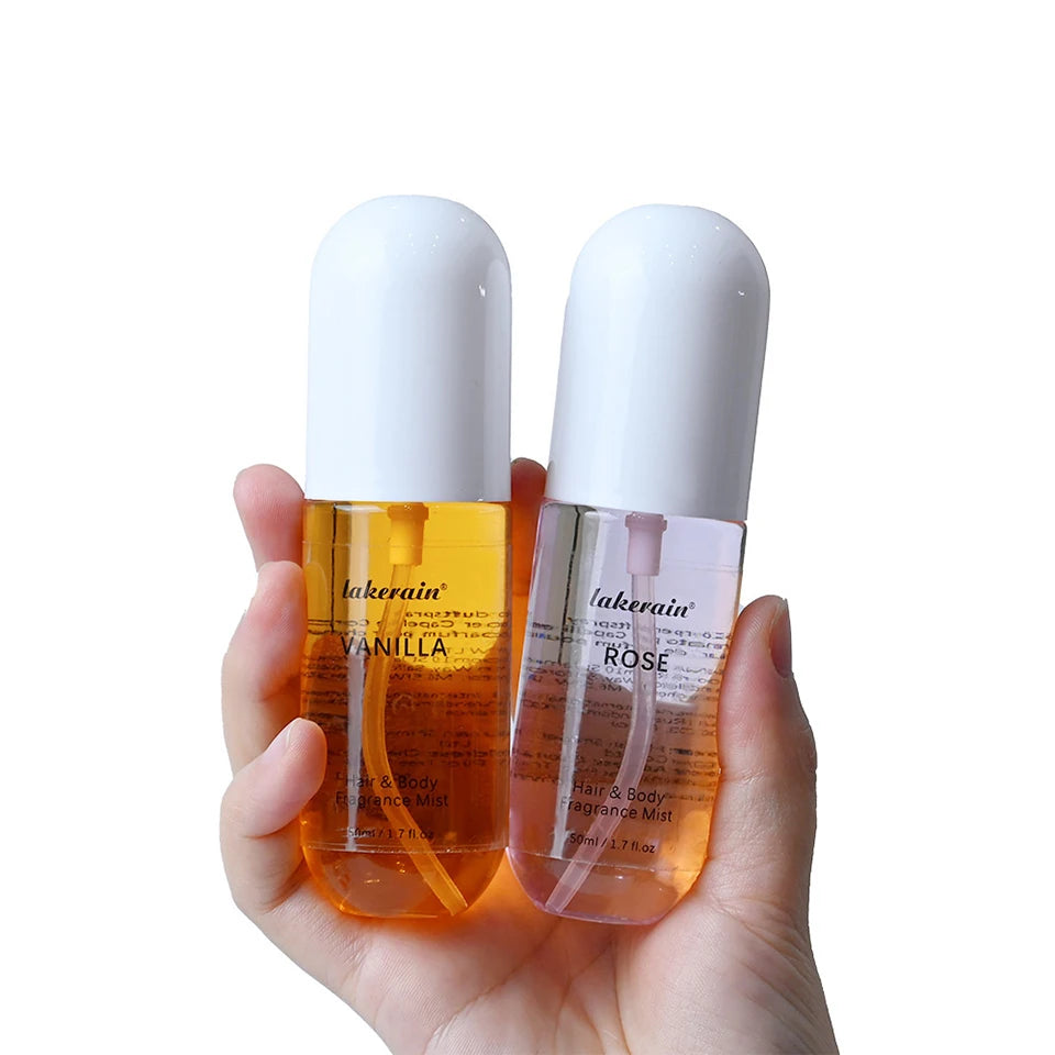 Long Lasting Vanilla and Rose Scented Hair and Body Fragrance Mist - 18